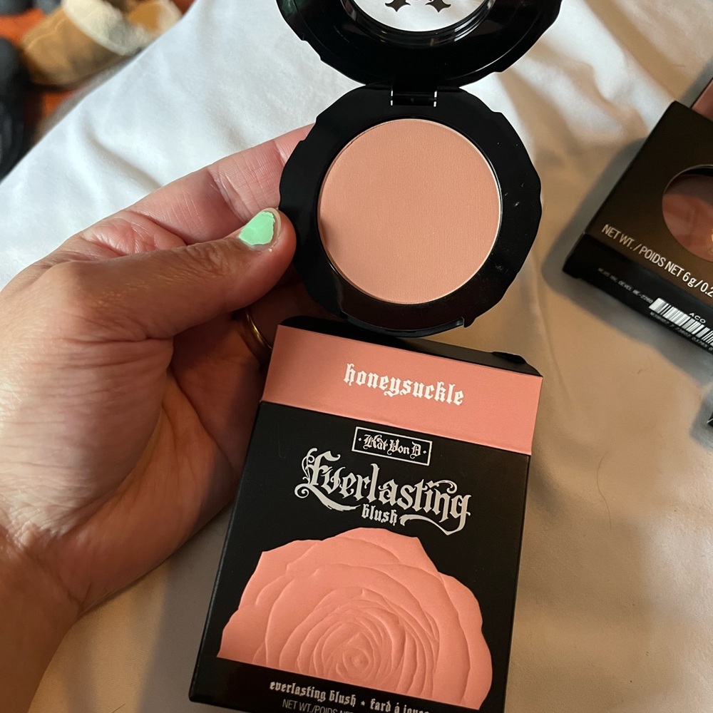 Soft Pink Blush with Matte Finish in Makeup